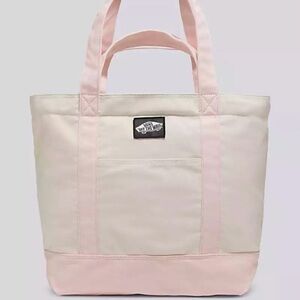 Vans Tote Bag in Cream and Pink